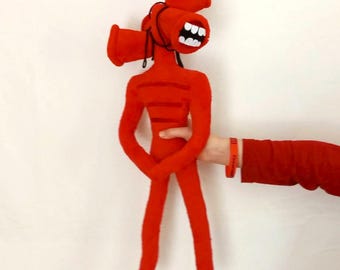 Multi-headed Siren Head plush SCP Monster toy Large 20" posable creepy creature doll Handmade horror fan gift