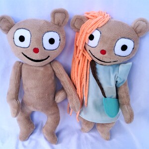Nurpo plush toy 15" SET boy and girl with accessories Monster plushie toys