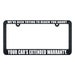 Car's Extended Warranty Phone Scam - License Plate Frame 