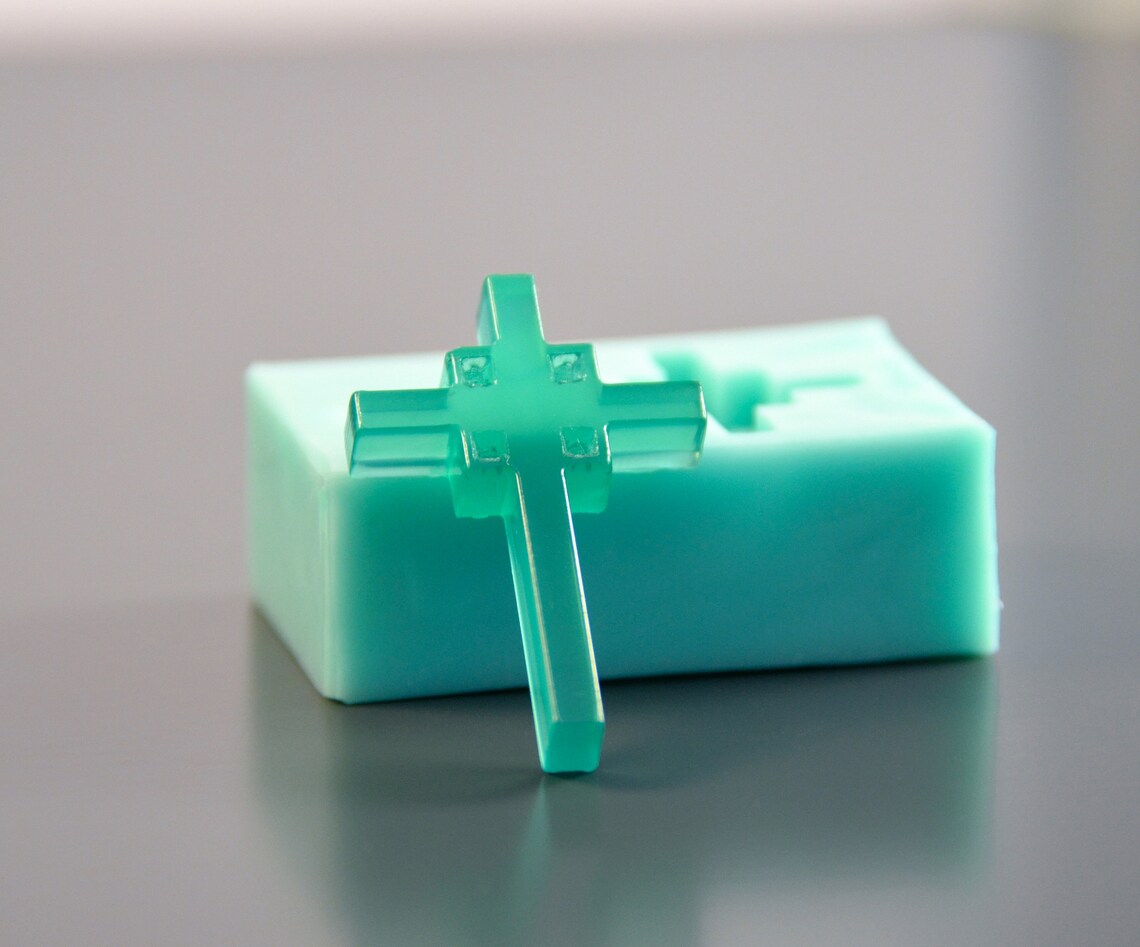 Flat Cross Mold 35 or 50 Mm 1 3/8 or 2 T 5 Mm Etsy