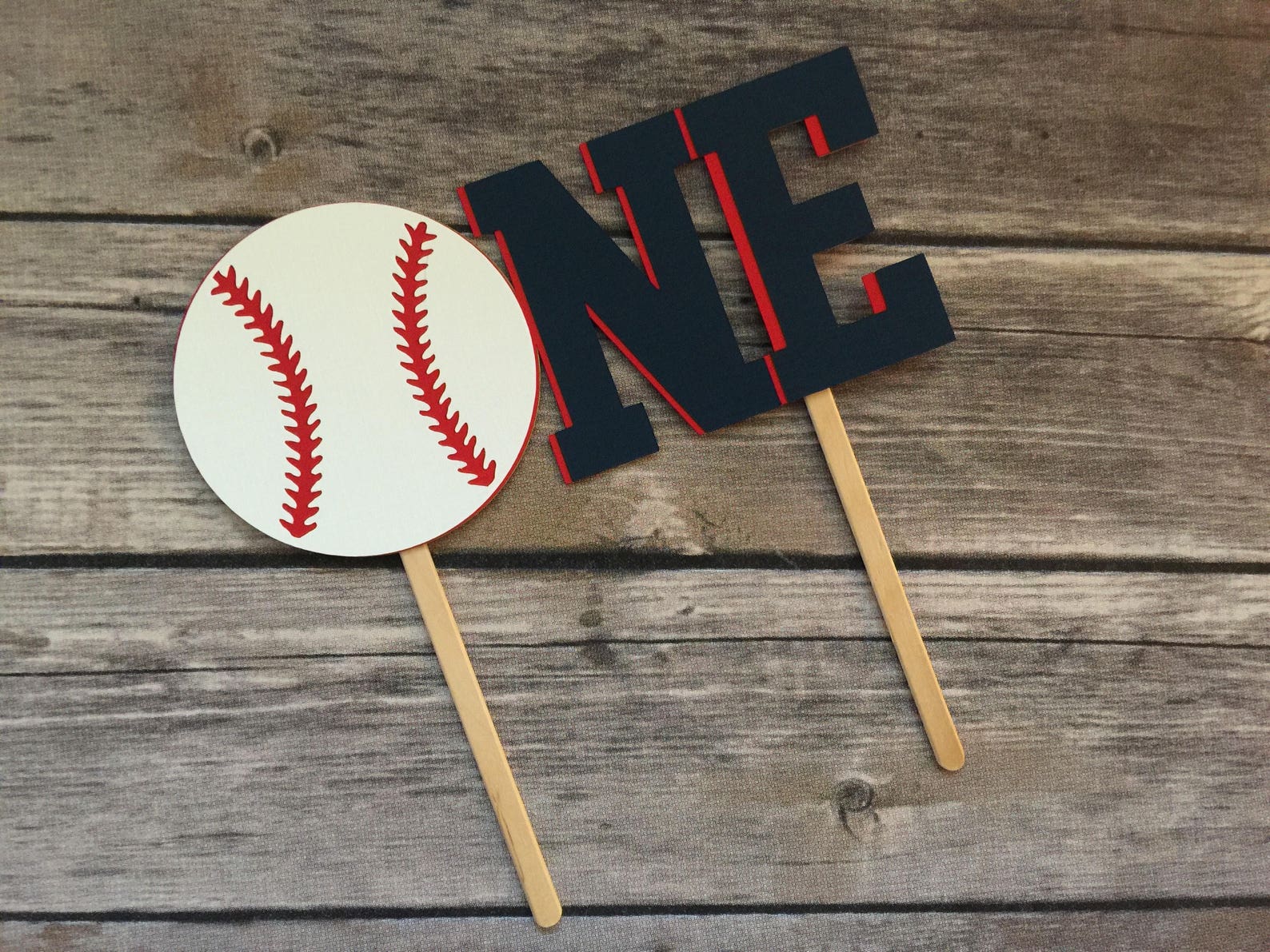 Baseball Topper Primer cumpleaños Fiesta de Béisbol Etsy