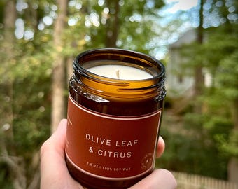 7.5oz Glass Jar | 100% Soy Wax | Handmade | Alternative Wax Candle Co.