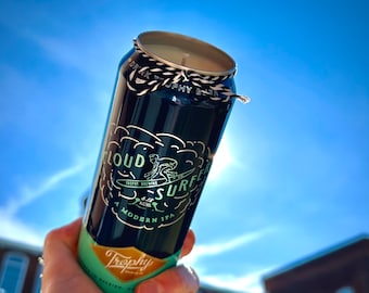 Beer Can Candle | 100% Soy Wax | Handmade in an Upcycled Beer Can | Alternative Wax Candle Co.