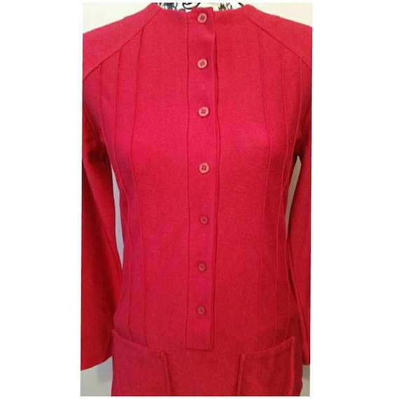 Rare Vintage Mr Vito Miami Red velour/velvet/ Ter… - image 3