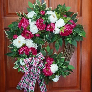 Front Door Wreath, Year Round Wreath, Housewarming Gift, Everyday Wreaths, Summer Wreath, Wedding Gift