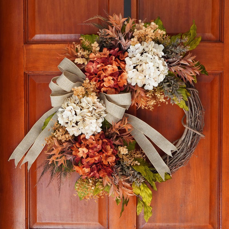Hydrangea Wreaths For Front Door