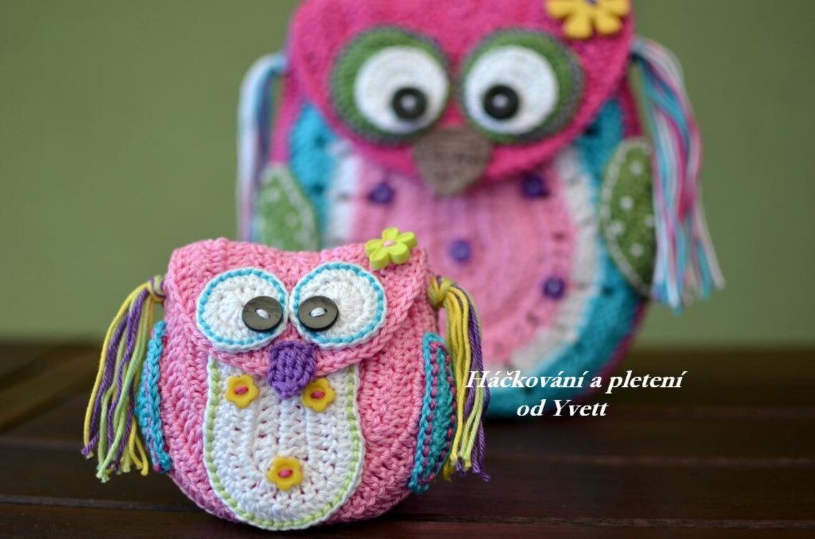 PATTERN Owl Handbag Crochet Pattern Handbag Purse PDF Etsy