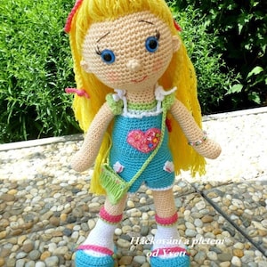 PATTERN - Doll Amálka - crochet pattern, amigurumi pattern, PDF