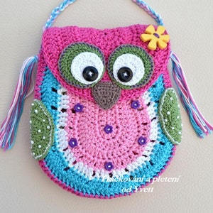 PATTERN Owl Handbag Crochet Pattern Handbag Purse PDF Etsy