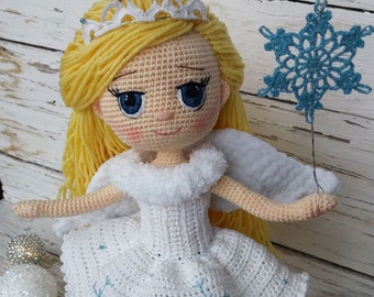 MODELLO - Doll Angel - schema all'uncinetto, schema amigurumi, PDF