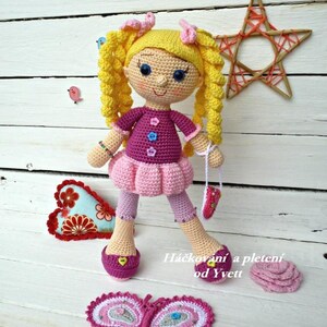 PATTERN - Doll Viky - crochet pattern, amigurumi pattern, PDF