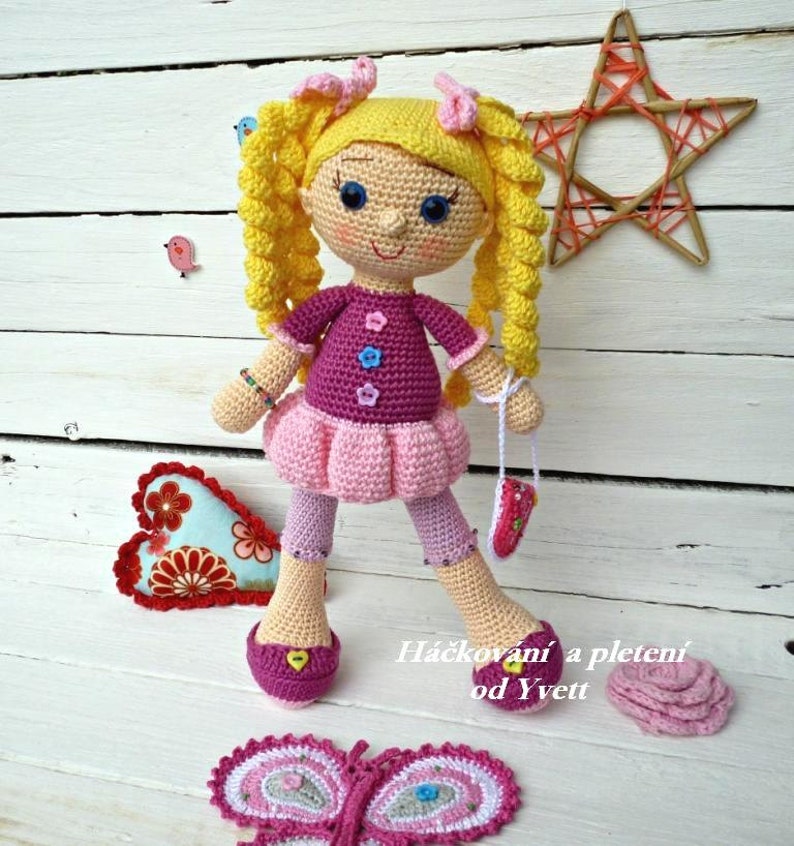PATTERN - Doll Viky - crochet pattern, amigurumi pattern, PDF