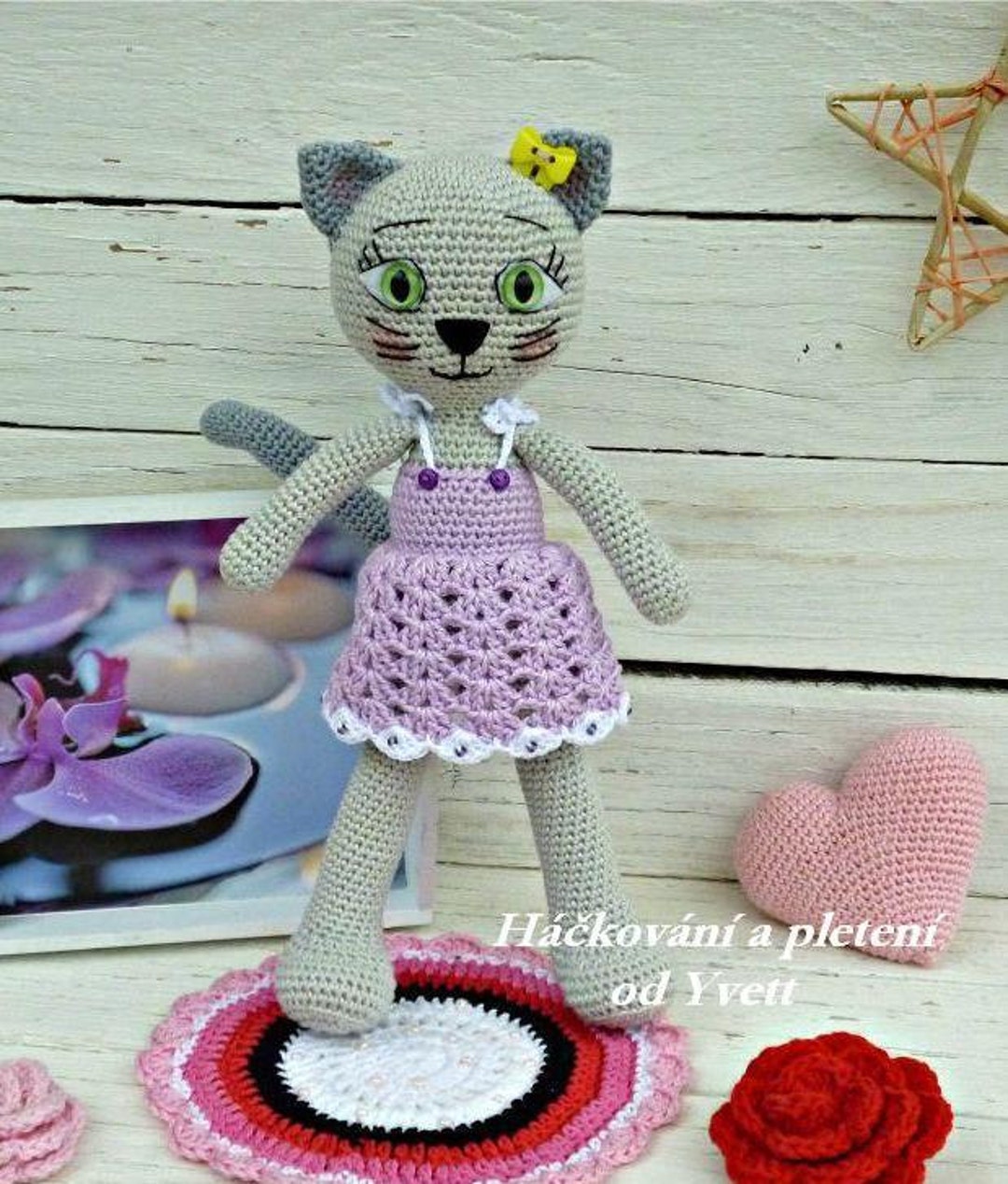 cat dress crochet pattern lily pet dress: Crochet pattern
