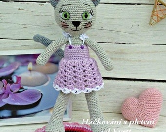 PATTERN - Cat Lady - crochet pattern, amigurumi pattern, cat pattern, PDF