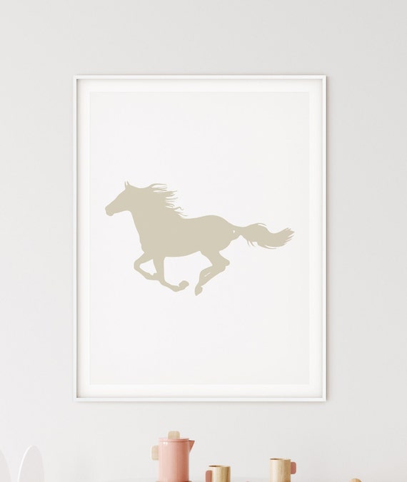 Horse Printable Farm Nursery Horse Poster Digital Racing Etsy Ireland