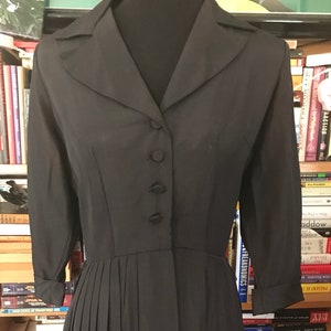 1950's Kerrybrooke Grosgrain Shirtwaist Day Dress image 1