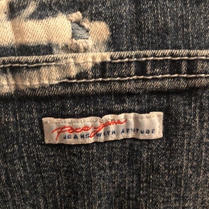 90s Womens Paco Jeans With Embroidery and Snap Details - Etsy