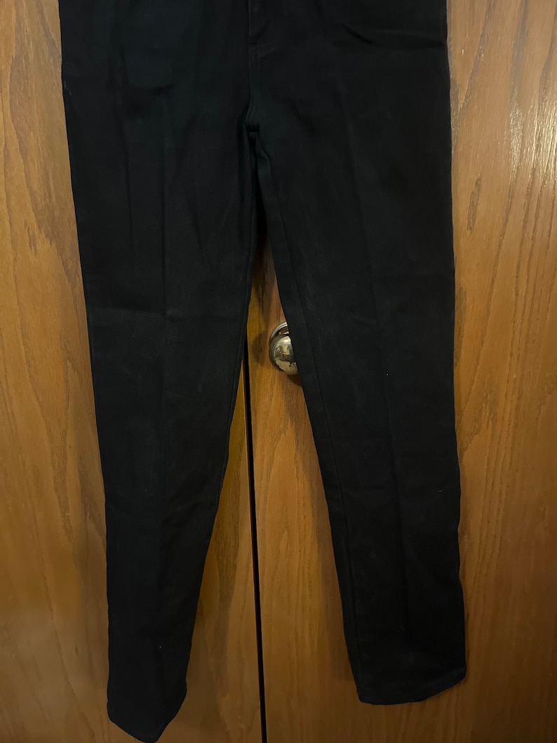 80s Forenza High Rise Black Jeans image 4