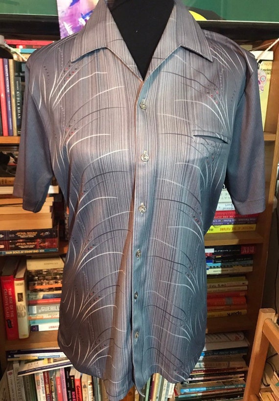 60's/70's Alan Stuart Men's Polyester Short Sleeve