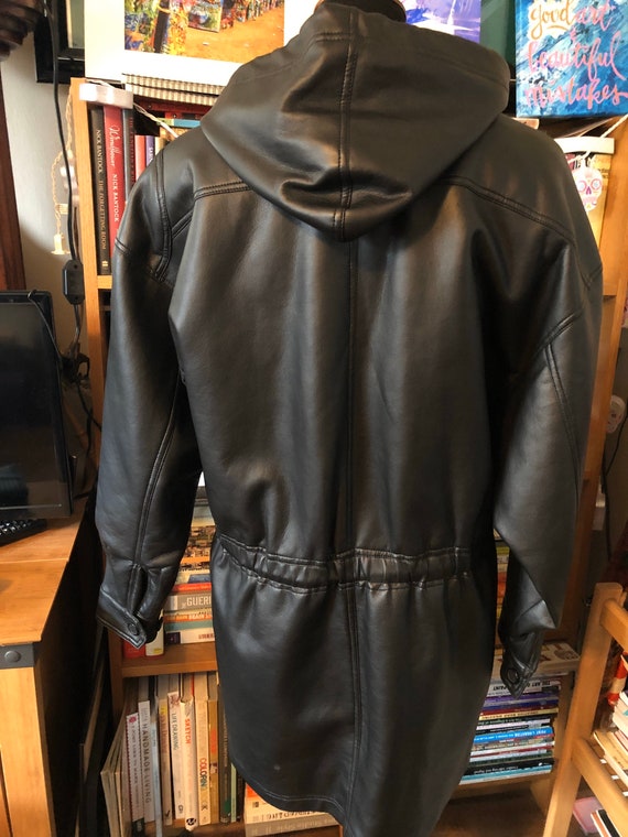 90’s Faux-Leather Duffle Jacket by B.B. Dakota - image 6