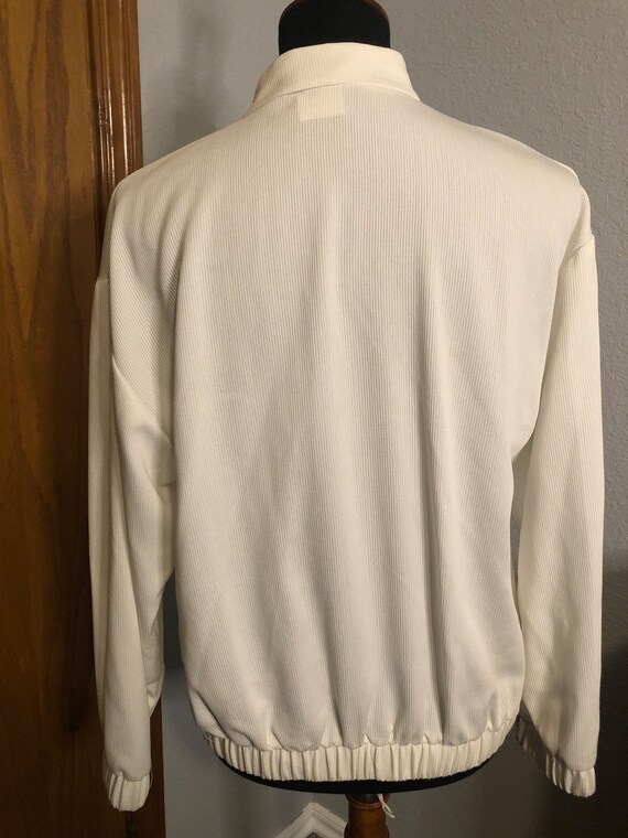 80’s Polyester Athletic Jacket with Multicolored … - image 5