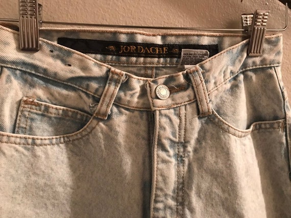 80's Jordache High Waist Acid Wash Jeans  with An… - image 2