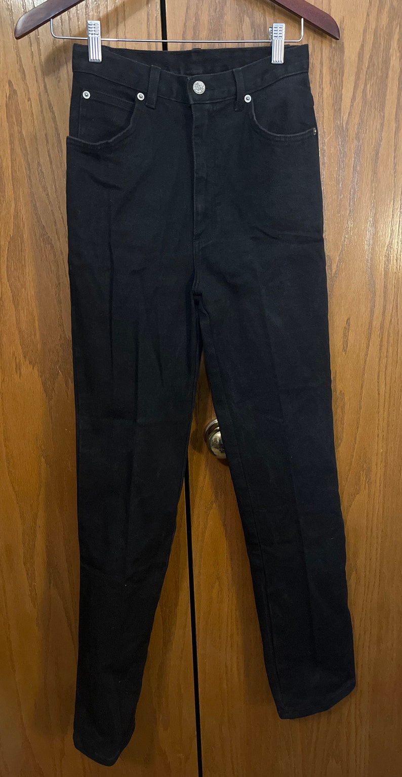 80s Forenza High Rise Black Jeans image 2