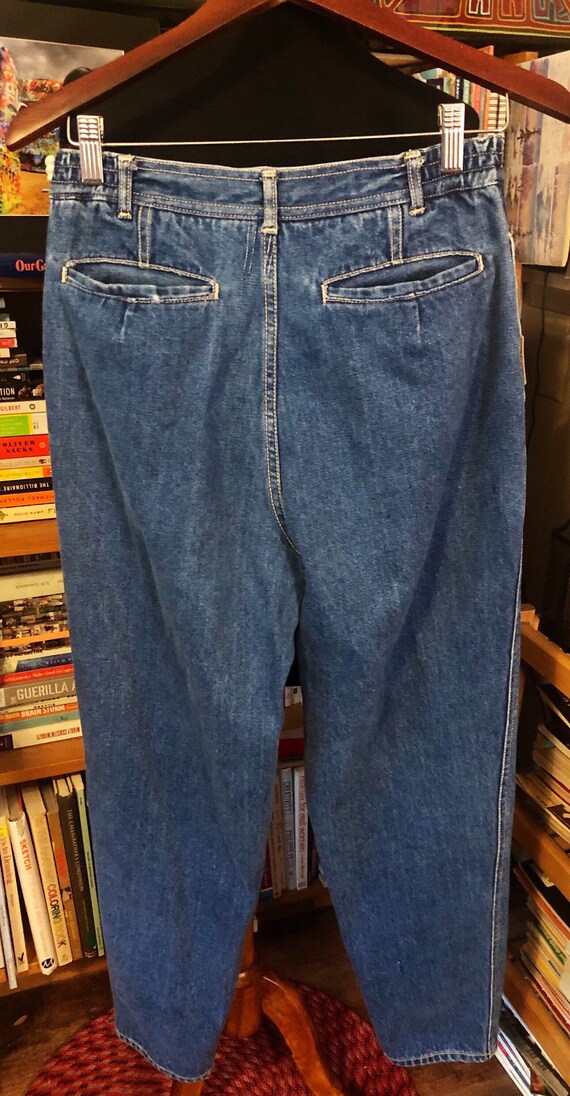 80’s Gitano Yoked/Pleated Front Jeans - image 3