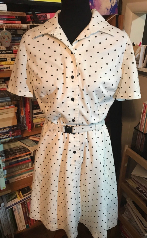Polka dot day dress Clearance
