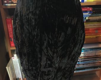 90's Saks Fifth Avenue Crushed Velvet Pencil Skirt