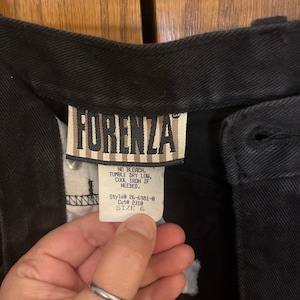 80s Forenza High Rise Black Jeans image 1