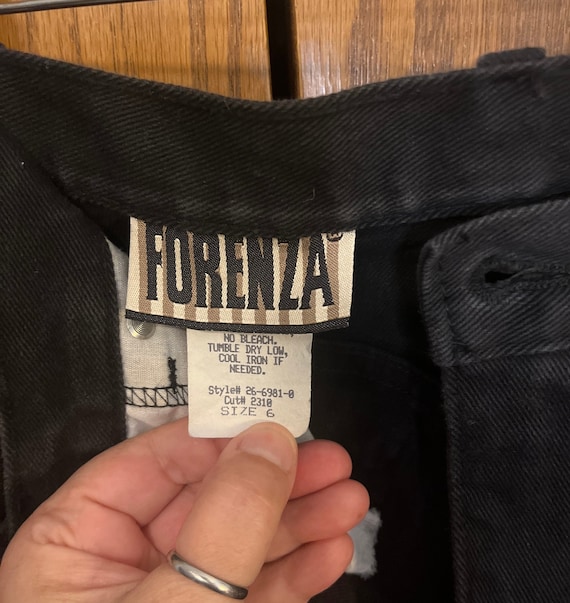 80’s Forenza High Rise Black Jeans - image 1