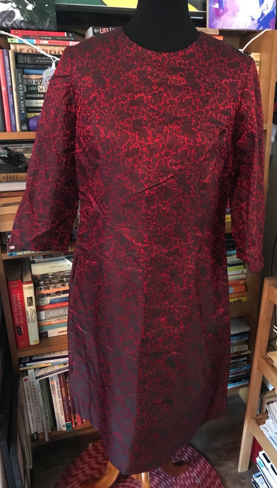 Fully Lined Brocade Dress by Zeng Kee of Hong Kong - image 1