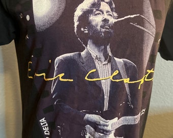 1992 Eric Clapton T-shirt - Etsy