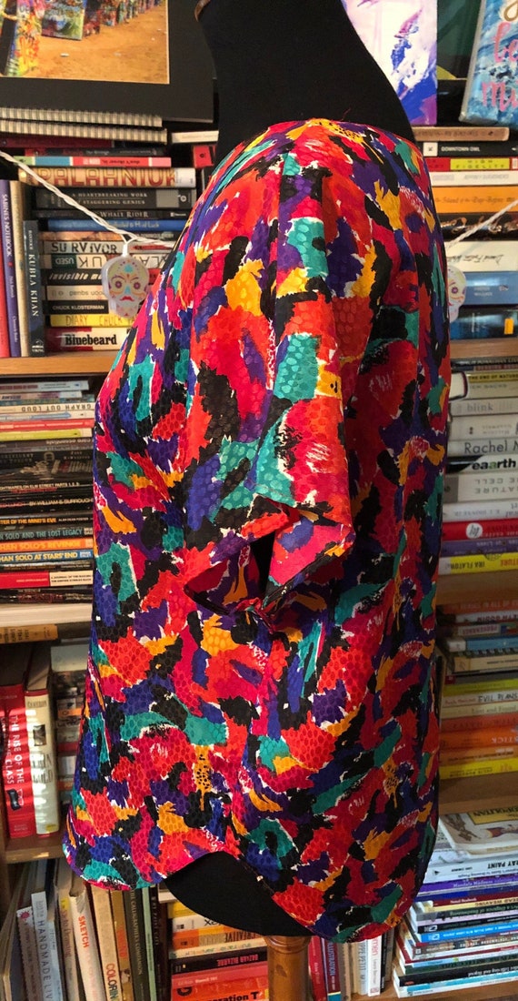 80’s Polyester Blouse by Notations - image 2