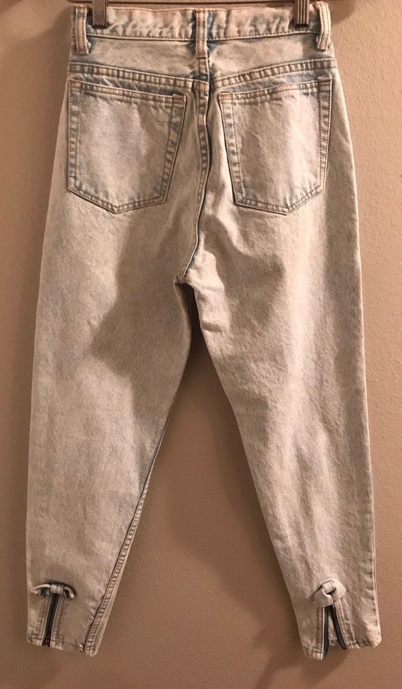 80's Jordache High Waist Acid Wash Jeans  with An… - image 4