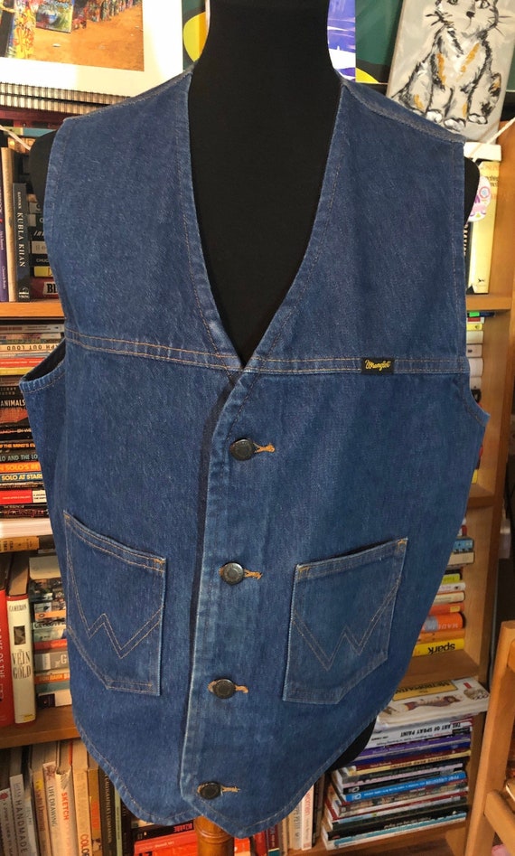 70’s Wrangler Raw Denim Vest