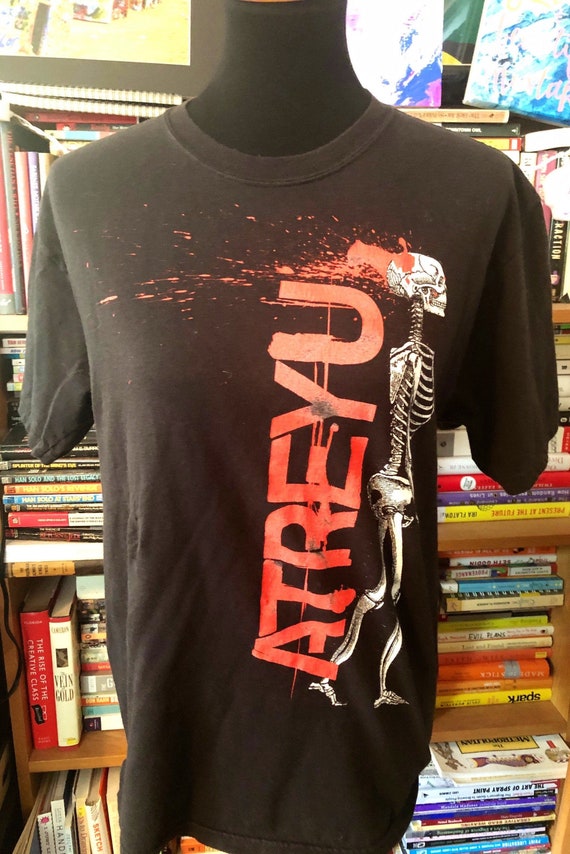 2000's  Atreyu Skeleton Logo T-Shirt