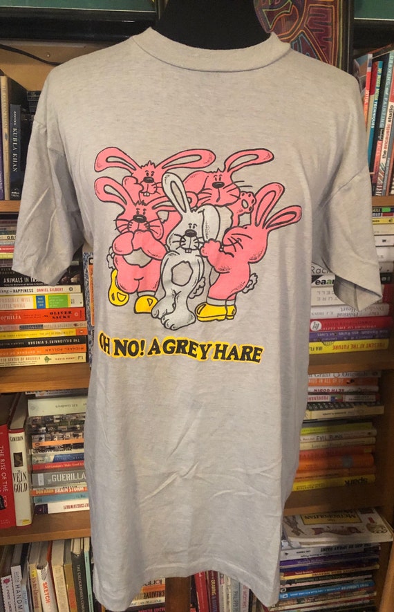 80’s Grey Hare Graphic T-Shirt