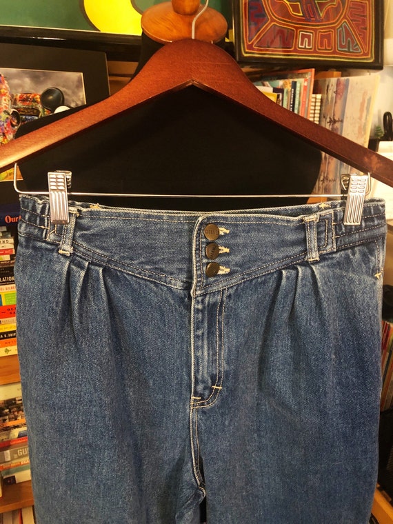 80’s Gitano Yoked/Pleated Front Jeans - image 2