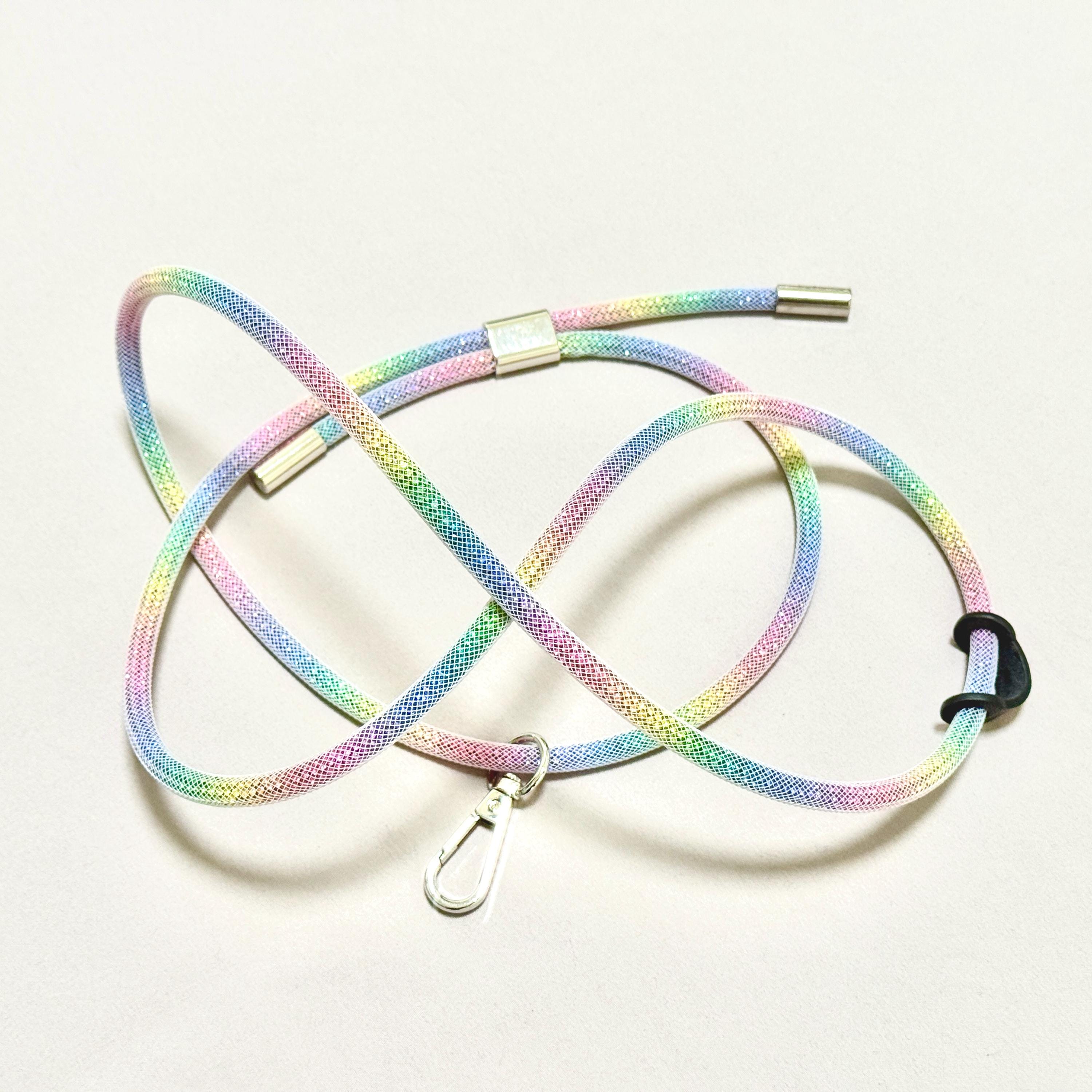 キラキラ輝くレインボーの携帯電話ショルダーストラップ - Etsy 日本