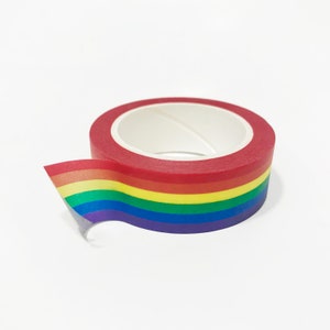 2 rollen Gay Pride Rainbow Washi-afplaktape LGBTQ+