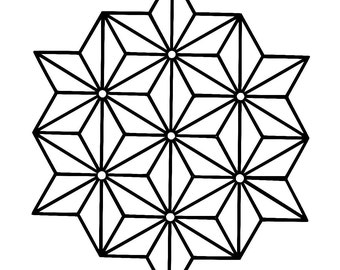 geometric stencil etsy