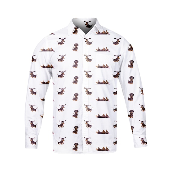dachshund dress shirt Men's Shirt Dachshunds