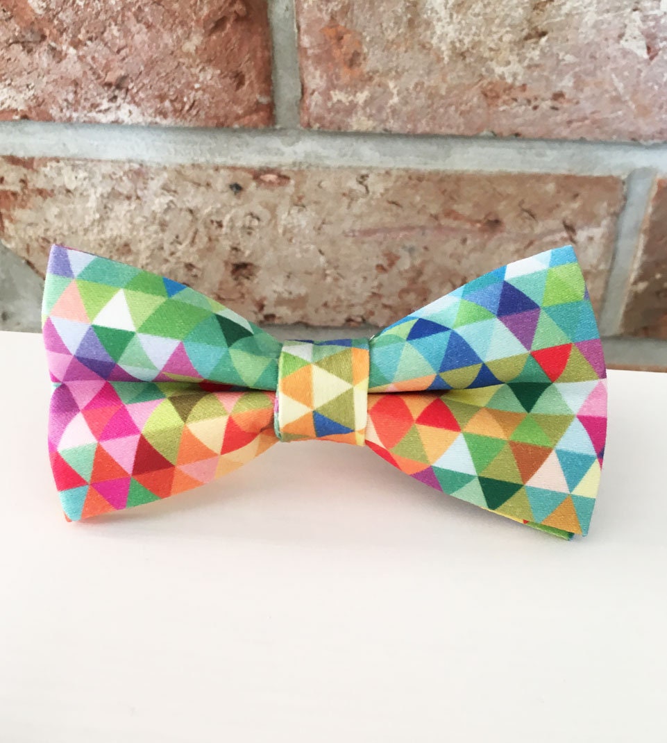 colorful bow tie