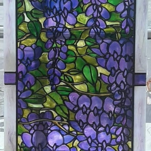 PLEASE READ all information. Made to order service. - Stained glass windows, hand painted.