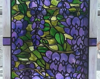 EXAMPLE ONLY, Made to order service. - Stained glass windows, hand painted.