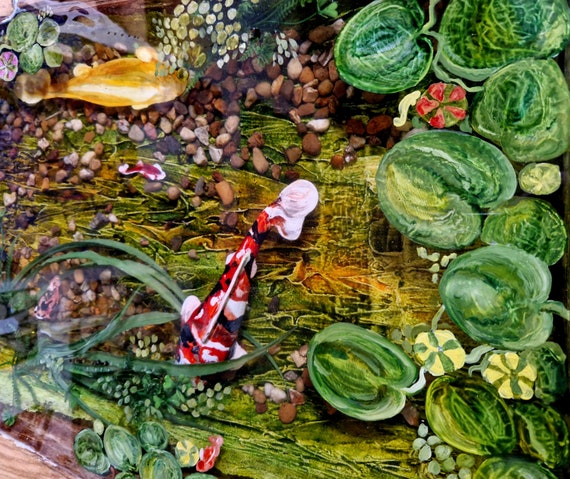 Koi Pond Coffee Table - Etsy