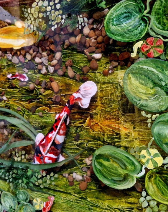 Koi Pond Coffee Table - Etsy