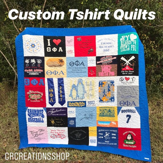 Custom Tshirt Quilt Tshirt Quilt Memory Quilt Quilt Tshirt Etsy